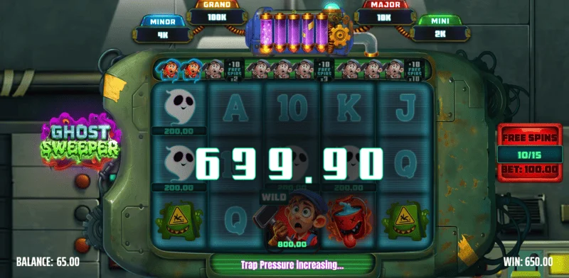 Ghost Sweeper - çarpanlı Free Spins serisinde büyük kazanç